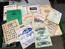 Misc old/vintage car part magazines- Great for someone doing an old service shop