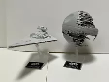 Star Wars Death Star II - 1/2700000 Scale & Star Destroyer - 1/14500 Scale Model