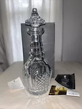 WATERFORD SOCIETY CRYSTAL DESMOND 3 RING DECANTER ETCHED WS2004 New