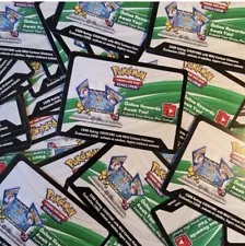 Pokemon Online Code Cards - 200 Random Code Cards E-Delivery Via eBay Message