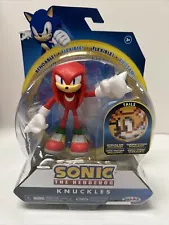 Sonic the Hedgehog 4 Articulated Knuckles Action Figure With Star Spring