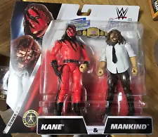 NRSV KANE & MANKIND WWE Main Event Showdown Series 18 Figures Tag Team Belt