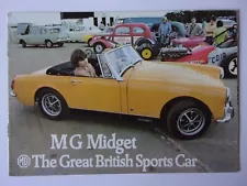 MG MIDGET orig 1974 UK Mkt Sales Brochure - #2864/D