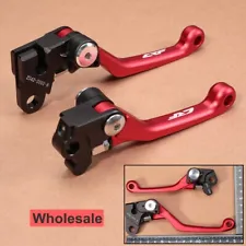 For HONDA CRF125F CRF 125 F 2014-2022 Pair CNC Motocross Brake Clutch Lever Red (For: 2014 Honda CRF125F)