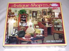 NEW 2009 HTF Antique Shop 1000 Piece Puzzle Dolls Buy Sell Trade Hats Shoppe Pc