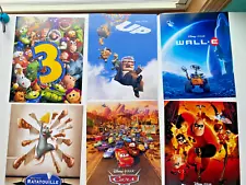 Disney Pixar Collectible Litho Set - 11 Prints 10"x8"