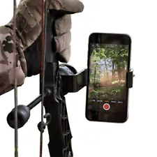 Bow-Mount Smartphone Phone Holder for Compound Recurve Archery Hunting Holder