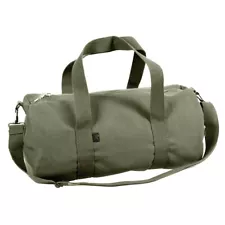 SALE! 19" Canvas Shoulder Duffle Bag Vintage Style Olive Drab Sturdy Adjustable