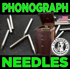 300 MEDIUM-TONE Record NEEDLES for Vintage PHONOGRAPH Gramophone for Victrolas