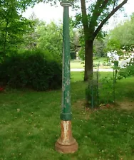 Antique General Electric Street Light Cast Iron Lamp Post 1920's-1930's Park 2