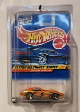 *** VHTF! 1997 Hot Wheels Tattoo Machines Corvette W/Sawblade Wheels***