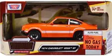 1974 Chevrolet Vega GT Orange Metallic with White Stripes Forgotten Classics Car