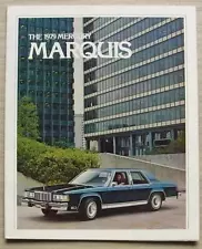 MERCURY MARQUIS USA Car Sales Brochure For 1979 #79-206 BROUGHAM Grand Marquis