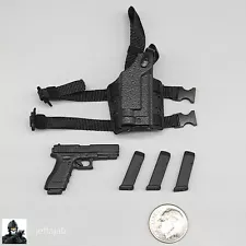 1:6 KSToys Doomsday Guardian G17 Pistol w/ Holster for 12" Figures