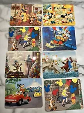 Lot Of 8 Vintage Walt Disney Production Disneyland Postcards 1979 One Double