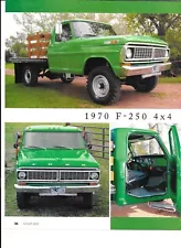 1970 FORD F-250 4X4 PICKUP RESTORATION 2 PG COLOR ARTICLE