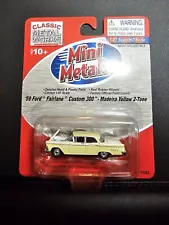 Mini Metals 1959 Ford Fairlane Custom 300 Maderia Yellow 2-Tone HO SCALE 1:87