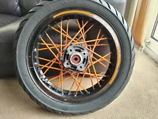 Supermoto Rear wheel 17 inch with tyre