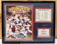 2004 Boston Red Sox World Series Champions Team - Photo Framed