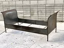 19th Century French Steel Daybed. Rare Antique, Vintage