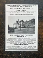 The Beacon - Minehead - Somerset For Sale - 1951 Press Cutting r448