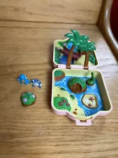 1997 Pokemon Nintendo TOMY Beach Adventure Squirtle Vtg Polly Pocket Playset