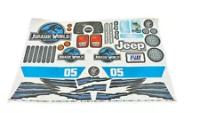 POWER WHEELS 3900-8313 Label GWT16 Jurassic World (Jurassic Park) Jeep Wrangler