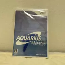 Aquarius Baseball Beyond the Limits Limited Wii Nintendo Japanese Not for Sale