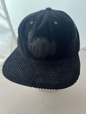 Phish Dry Goods All Black Corduroy Snapback Hat