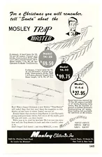 QST Ham Radio Mag. Ad MOSLEY TRAP MASTER Models TA-32, TA-33 & V-4-6 (12/57)