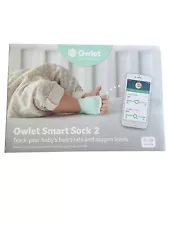 Owlet Smart Sock 2 Baby Monitor All Pieces Included TESTED