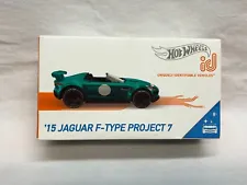 HOT WHEELS id 15 2015 JAG JAGUAR F-TYPE PROJECT 7 ADULT OPENED USED ON THE TRACK