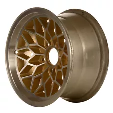 15x8 Snowflake Design Used Aluminum Wheel Machined and Painted Gold 560-01119 (For: Pontiac)