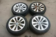 OEM BMW E90 E92 17" Style 338 Rims Wheels Bad Tires 07-13 328i 335i xi