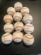 Lot of 12 ST. LOUIS CARDINALS USED Official MLB Baseball MIKE SHANNON Collection