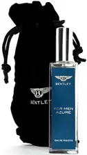 BENTLEY AZURE FOR MEN EAU DE TOILETTE SPRAY 0.5 Oz / 15 ml TRAVEL SIZE!!!