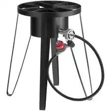 Outdoor Gas Range Patio Stove Steel Boiling Frying Cooking 21" Tall 55000 BTU