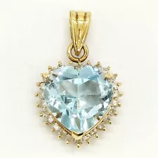 Jewelry Pendant Head Topaz Yellow Gold 4101774