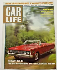 1965 Mercury Car Life Mercury for '65 Repriint fora Factory Sales Brochure