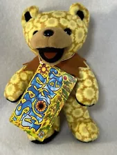 Grateful Dead 7” Bean Bag Plush Bear Sunflower