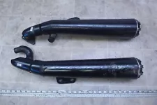 1983 Yamaha XJ650 Seca Turbo Y750-1) left and right exhaust muffler pipes set