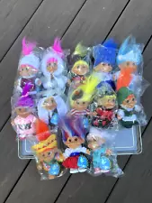 Vintage Russ Berrie My Lucky Troll Trolls Around the World Set