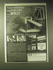 1989 Foley-Belsaw Planer-Molder-Sander-Saw Ad - Your workshop can pay off