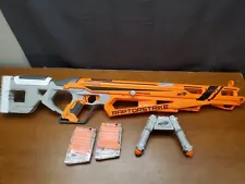 Nerf AccuStrike Raptorstrike Sniper Dart Gun W 2 Clips Works 2016 Hasbro