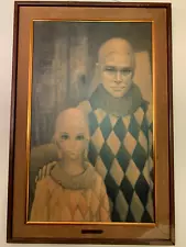 Margaret/Walter Keane Lithograph "BACKSTAGE" Fair to Good Condition "RARE"