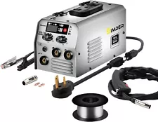 SSIMDER MIG Welder 140A 2 in 1 Stick/Flux Core Welder 110V/220v Dual Voltage ...