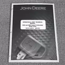 John Deere 350D, 400D Articulated Truck Operation & Test Service Manual -TM11518