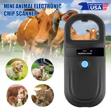 Pet ID Microchip Scanner Universal Portable Handheld Animal Chip RFID Reader