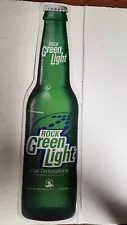 Rock Green Light Rolling Rock Metal Advertising Sign