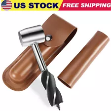 Manual Hand Auger Wrench Wood Drill Outdoor Survival Tool for Bushcraft Settlers